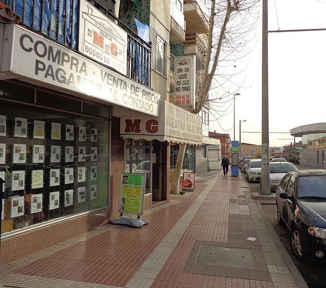 Fachada oficina Inmobiliaria MG